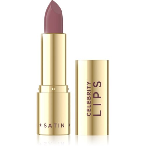 Eveline Cosmetics Celebrity Lips Satin Kremasti ruž sa satenskim odsjajem nijansa 601 Heat 1 kom Slike