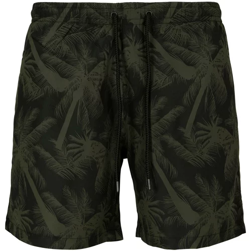 UC Men Palm/olive swim shorts