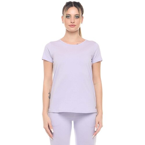 Leone 1947 Majice s kratkimi rokavi Woman T-Shirt Short Sleeves New Basic Vijolična Cene