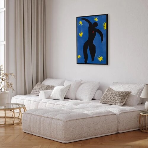  Slika - Henri Matisse &amp;ndash; Icarus (from Jazz) 40x60 U crnom drvenom okviru Slike