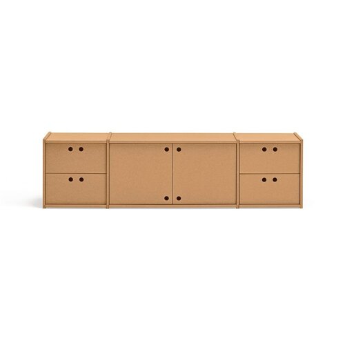 Teulat TV omarica v naravni barvi 157x42x40 cm Wally &ndash; Cene