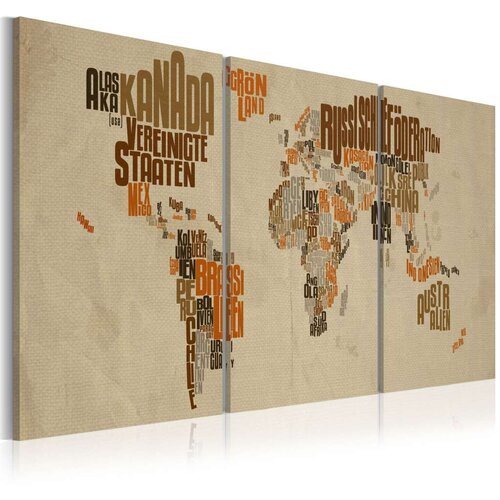  Slika - Map of adventures 120x60 Slike