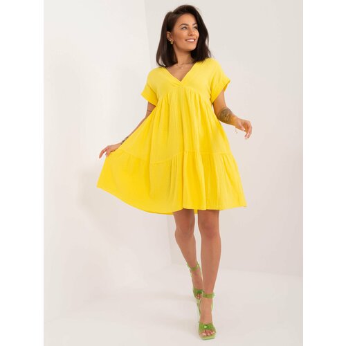 Fashion Hunters Yellow Everyday Oversize Dress Slike