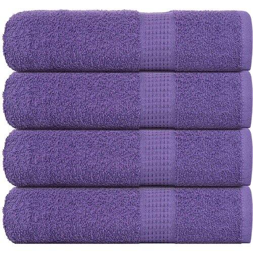 vidaXL Brisače za tuširanje 4 kos vijolična 70x140 cm 360 g/m² bombaž Cene