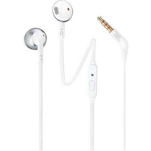 JBL ušesne slušalke z mikrofonom T205 chrome Cene