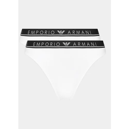 Emporio Armani Underwear Set 2 parov spodnjih hlačk 163337 3F227 00010 Bela