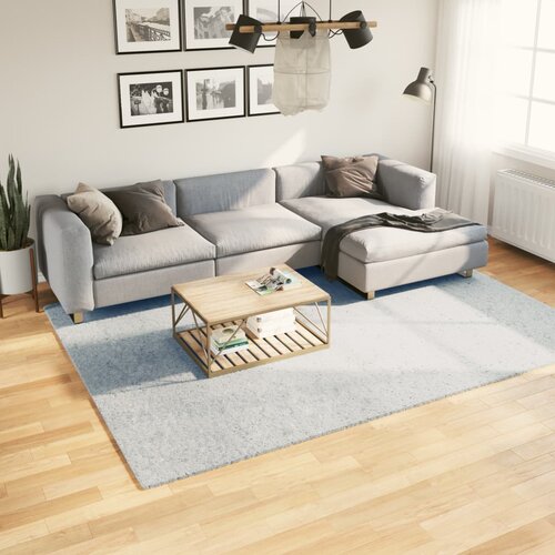 VidaXL Preproga s kratkimi vlakni mehka pralna modra 200x280 cm Slike