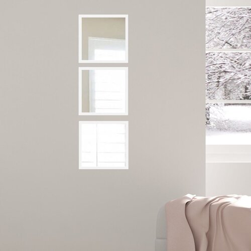 Wallity set ogledala SETAYNA_072, beli Slike