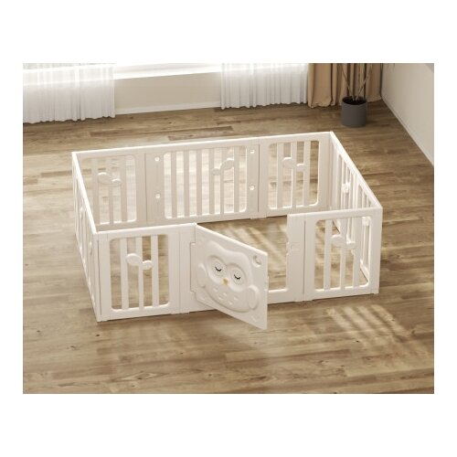 Feelkids komplet klasična (nesklopiva) ogradica “Sovica” 126*186*63 cm + Premijum podloga Duck&Bear( 20961 ) Cene