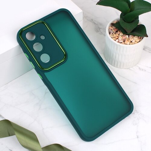  Torbica Shining Camera za Samsung A556B Galaxy A55 5G tamno zelena Slike