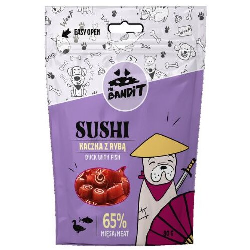 Mr. Bandit sushi - Pačetina i riba 80g Cene