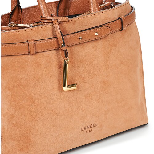 Lancel Ročne torbice FAUBOURG CARRYALL ZIP S Kostanjeva Slike