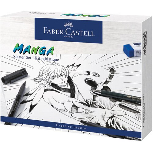  Set crtaći Manga Starter Kit Faber-Castell 167152 Slike