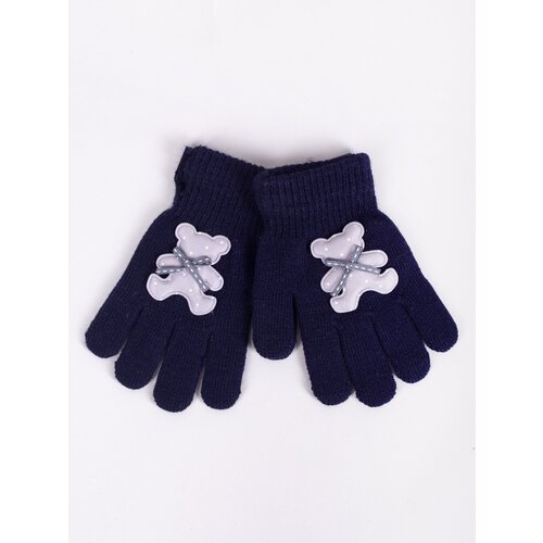 Yoclub Kids&amp;#039;s Gloves RED-0235G-AA5B-001 Navy Blue Slike