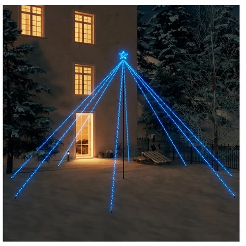  Novoletna jelka iz lučk notranje/zunanja 800 LED modra 5 m
