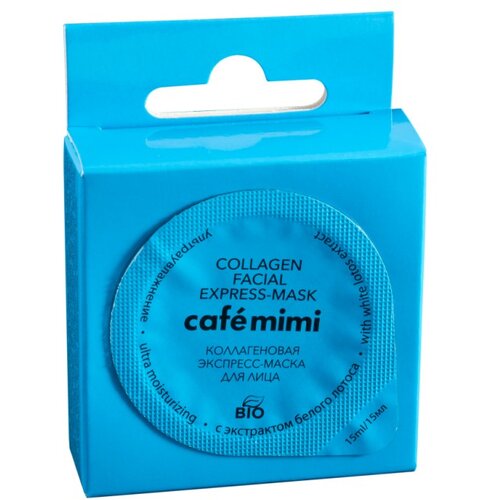 Caf&amp;eacute; Mimi Gel maska za lice CAF&amp;Eacute; MIMI (ekspres, kolagen) 15ml Slike