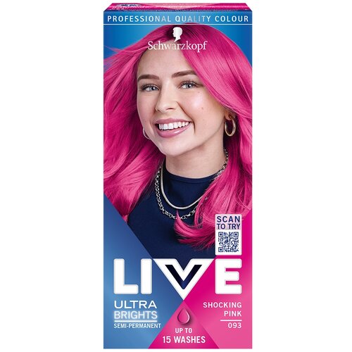 Schwarzkopf Live Ultra Brights Barva za Lase 093 - Intenzivno Roza, (22068031) Cene