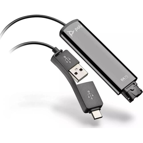 HP Poly DA75 USB to QD Black Adapter TAA Prilagodnik sučelja Cijene