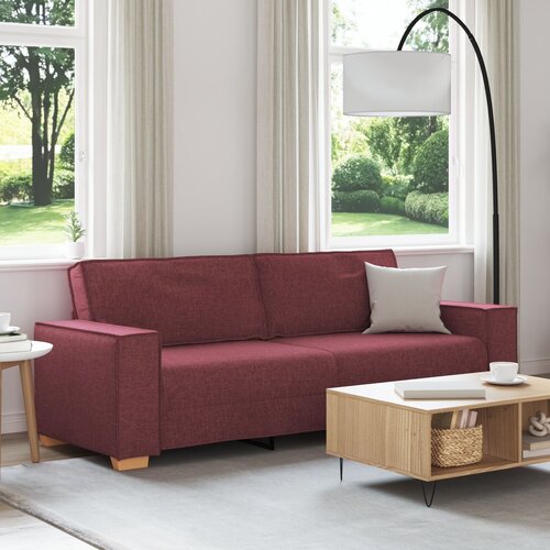 vidaXL 3-sjedalni kauč svijetlosivi 59 cm tkanina Bordo Poliester Srednji Cijene