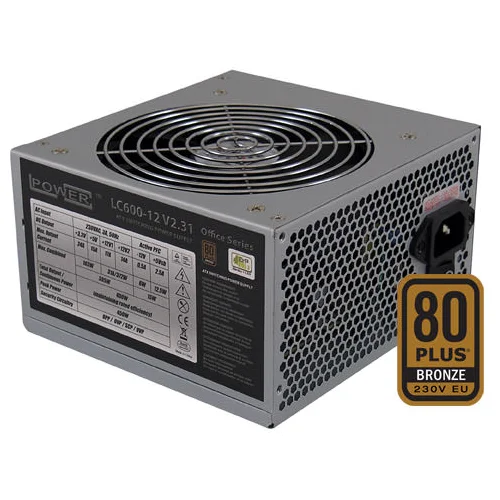 LC-Power PSU 600W 12cm Office Series LC600-12 V2.31 80+Bronze