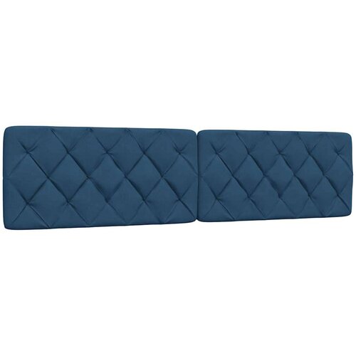 VidaXL Okvir za krevet bez madraca plavi 200x200 cm od tkanine - Plava 200 x 200 cm Slike