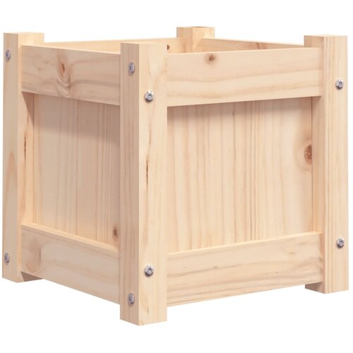  Vrtna sadilica 31 x 31 x 31 cm od masivne borovine Slike