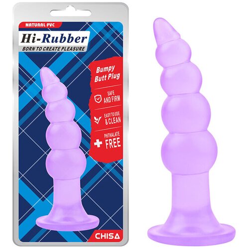  Butt plug Bumpy, 14.4cm, Ljubičasti Slike