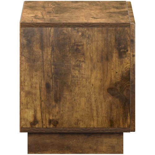  TV stalak 60 x 34.5 x 40 cm Dimljeni hrast Konstruirano drvo Slike
