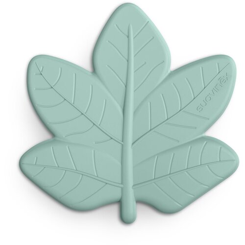 Suavinex Poetry Forest Leaf Teether grizalo 0 m+ Green 1 kos Cene