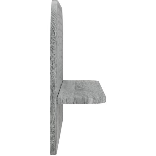  Zidna polica 2 kom. Siva Sonoma 60 x 13,5 x 37,5 cm Slike