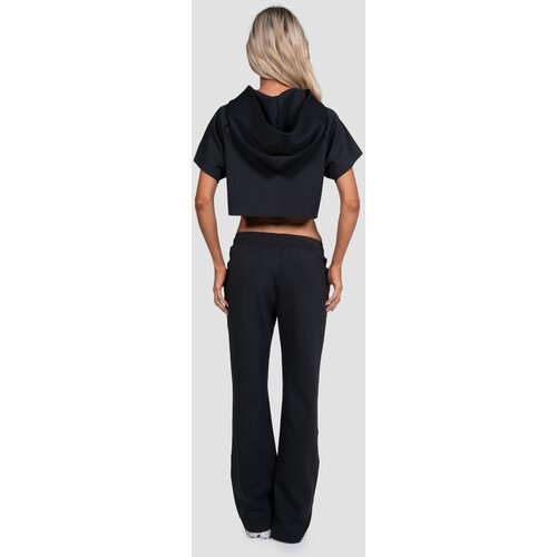 GymBeam Women&amp;lsquo;s Relay Cropped Hoodie Black XS Slike