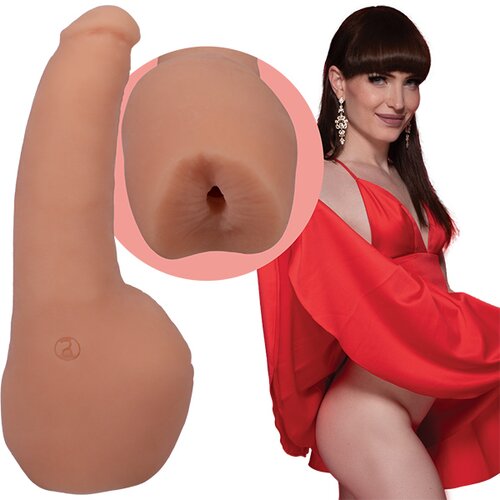 Doc Johnson Signature Cocks Natalie Mars Dildo with Penetrable Ass Transgirls Cene