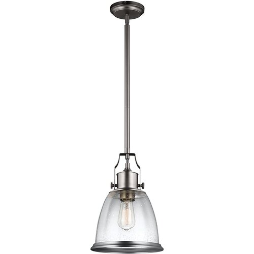 Elstead Lighting Feiss FE-HOBSON-P-M-SN - Luster na &scaron;tangi HOBSON 1xE27/60W/230V srebran Cene