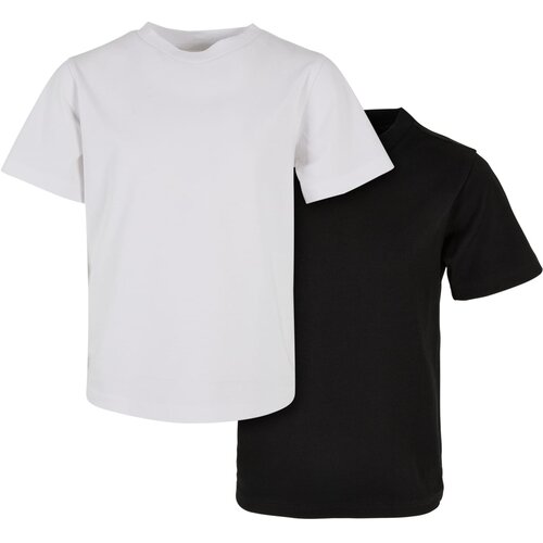 Urban Classics Kids Boys Organic Basic Tee 2-Pack white/black Slike