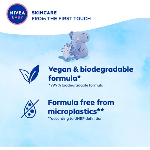 Nivea Baby Body Wash Mild Bath gel za prhanje in umivanje za nežno kopel 450 ml za otroke Slike