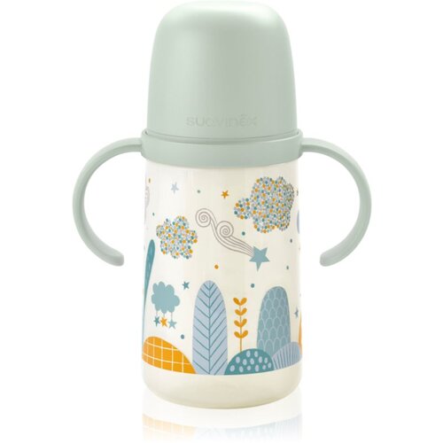 Suavinex Dreams Second steklenička za otroke z ročaji Green 6 m+ 270 ml Cene