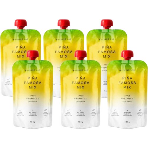 Nutrino Lab voćni pire pina famosa mix 180g x 6 Slike