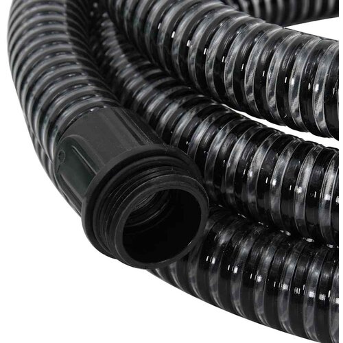  Usisno crijevo s mjedenim priključcima crno 1,1 &amp;quot; 15 m PVC Slike