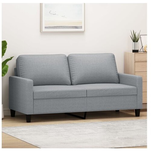 vidaXL Dvosed svetlo siv 140 cm blago Cene