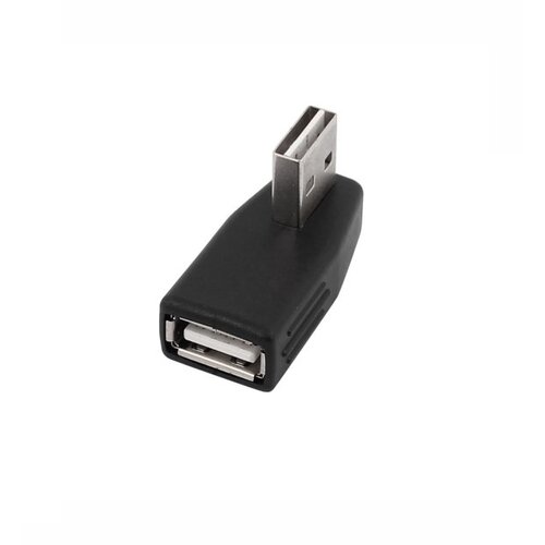 Optimus Adapter (USB 2.0 Muški na Ženski, 90° kutni (desno), crni) Cene