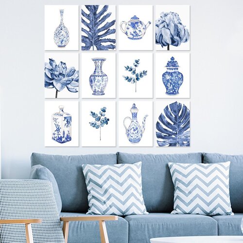 Wallity 12MDF05 multicolor decorative mdf painting (12 pieces) Slike