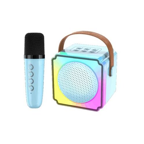  ZVUČNIK GIGATECH RIO (USB/TF/BLUETOOTH) KARAOKE S WIRELESS MIKR.,DJEČJI,PLAVI Cijene