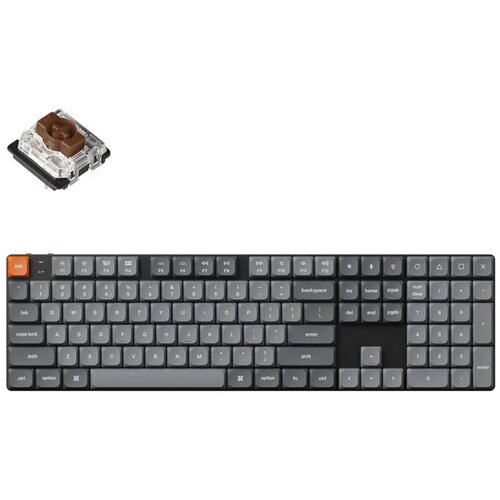 KEYCHRON tastatura K5M-A3 100% brown switch - black Slike
