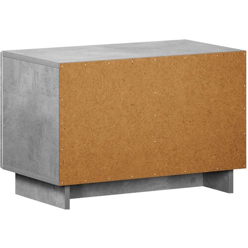  TV stalak 60 x 34.5 x 40 cm Betonska siva Konstruirano drvo Slike