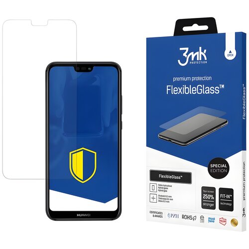 3mk Zaščitno hibridno steklo FlexibleGlass za Huawei P20 Lite - Prozorna Cene