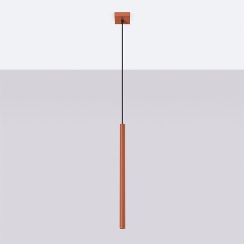 Sollux Lighting Sollux SL.1524 - Luster na sajli PASTELO 1xG9/8W/230V crvena Slike