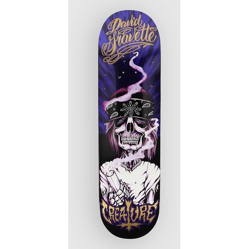 Creature Gravette Hippie Skull Pro 8.3&amp;quot; Skateboard deska black / green Slike