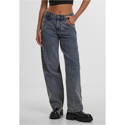 Urban Classics women&amp;#039;s high-waisted jeans 90&amp;#039;s blue Slike