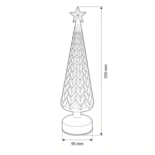 Brilagi LED Božićna dekoracija LED/3xAA jelka Slike