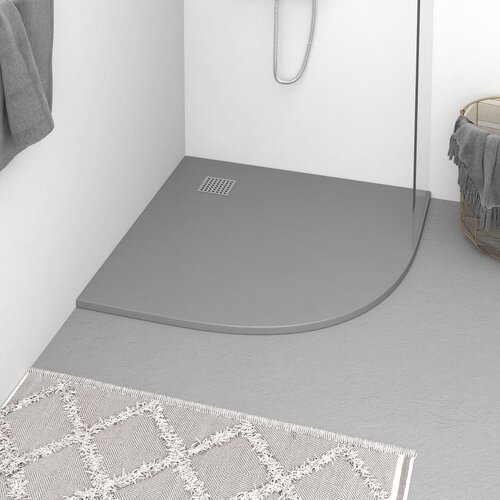 VidaXL kad za tu&amp;scaron; smc siva 90x90 cm Slike